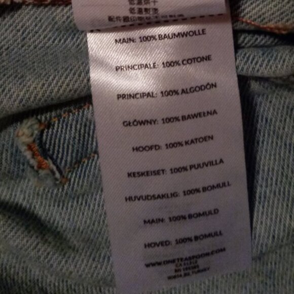 One Teaspoon Baggies distressed jeans sz 31 NEW - Picture 11 of 13